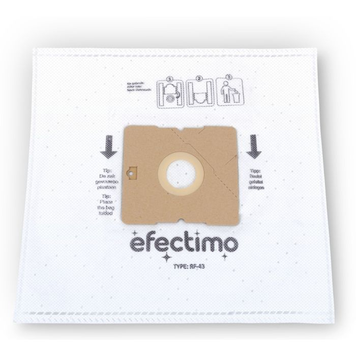 Efectimo RF-43 microvezel stofzuigerzakken